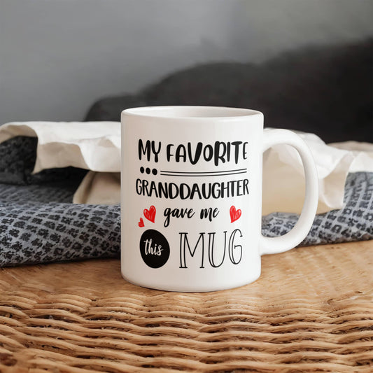 My Favorite Granddaughter | ceramic mug
